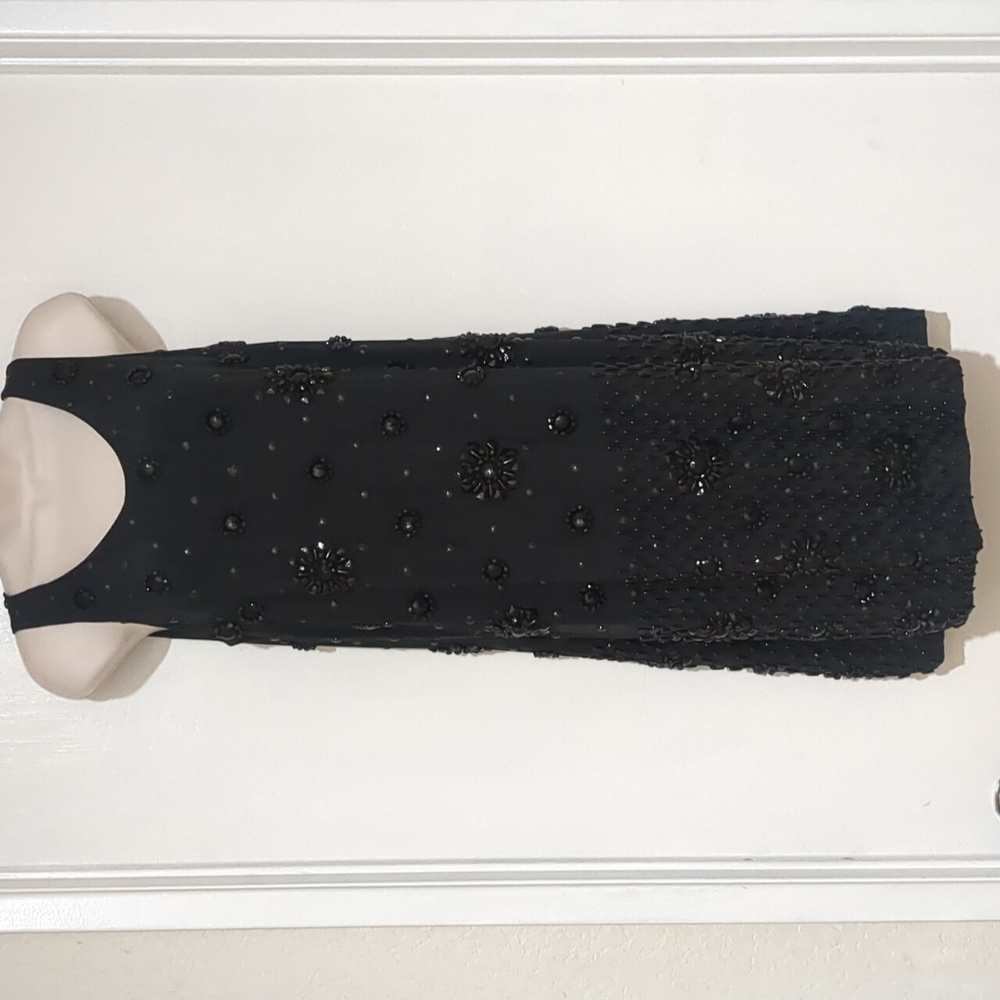Trelise Cooper black mini dress galactica women size 4